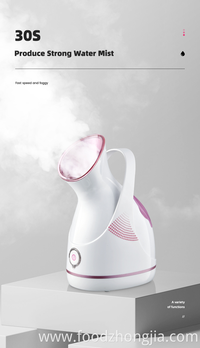 Newest Deep Moisturizing Face Humidifier Electric Nano Ionic Warm Steam Spray Facial Steamer for Home Use